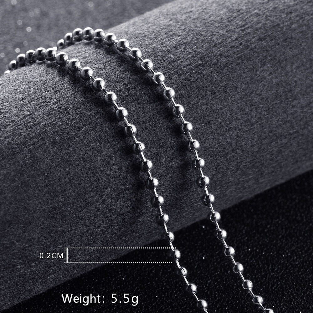 925 Silver Chain Baby'S Breath Snake Square Women Jewelry Necklace 16-24"