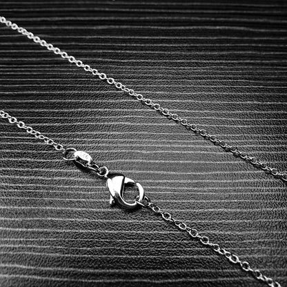 925 Silver Chain Baby'S Breath Snake Square Women Jewelry Necklace 16-24"